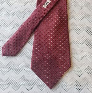 Yves Saint Laurent Mens Silk Necktie Luxury Vintage
